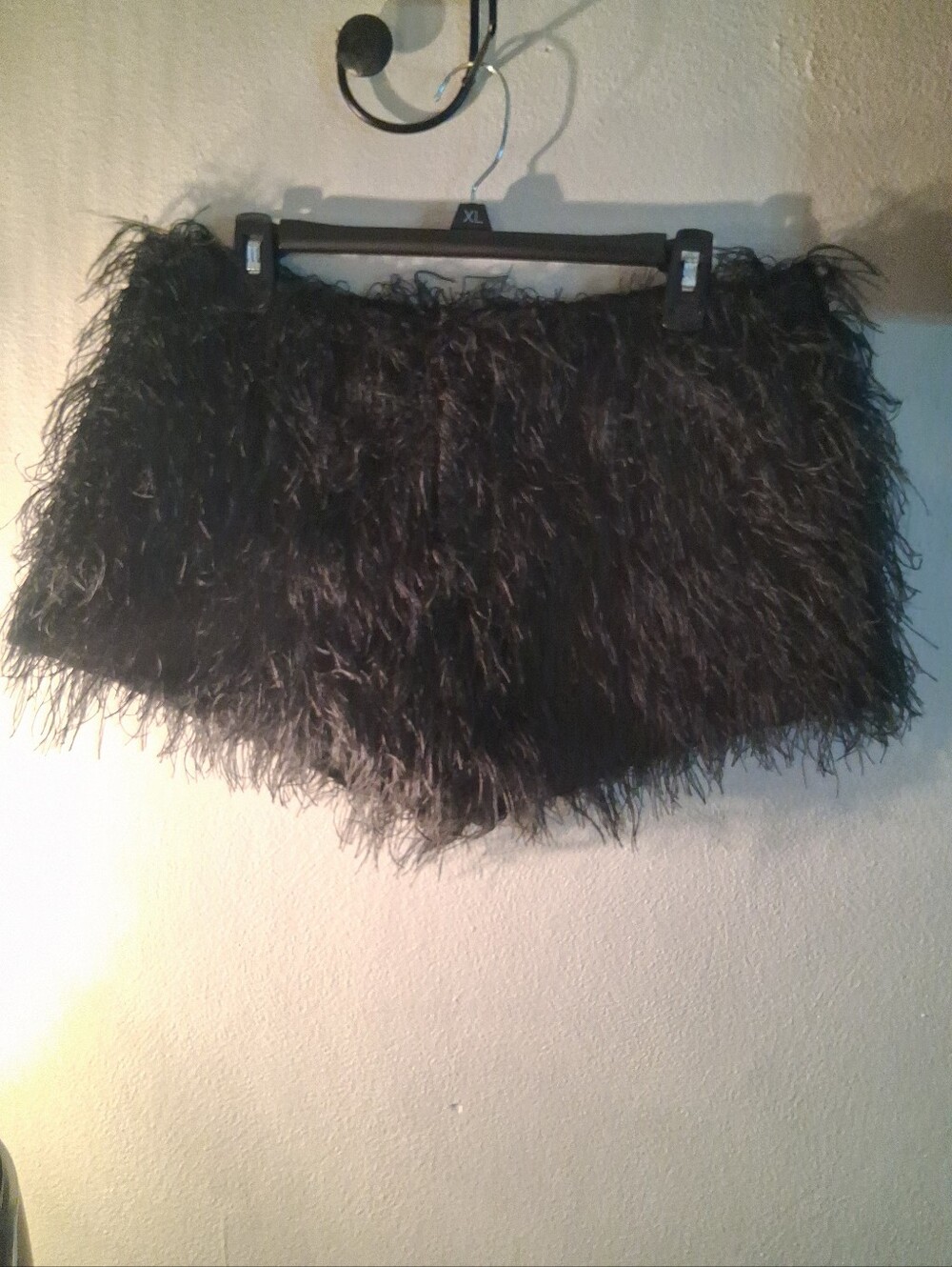 Black Feather Shorts - Fits Sz 12